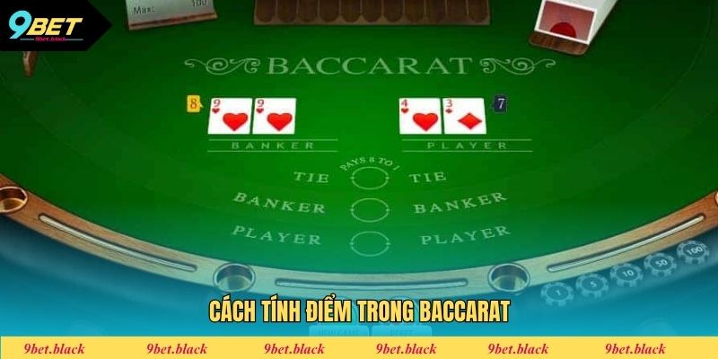 Cách Chơi Baccarat 9BET Kiếm Tiền Thưởng Cực Dễ Về Tay Quy định tính điểm các lá bài trong game baccarat