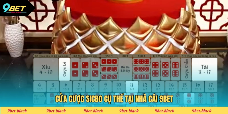 Tài Xỉu 9bet Cửa cược sicbo cụ thể tại nhà cái 9bet
